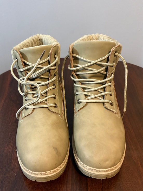 Dirty Laundry Shoes - Dirty Laundry Cream Shearling-Lined High-Top Sneakers